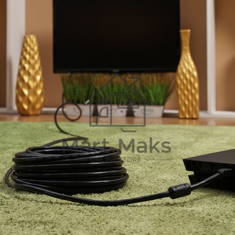 Кабель Proconnect (17-6210-6) Шнур HDMI - HDMI gold 20М с фильтрами (PE bag)