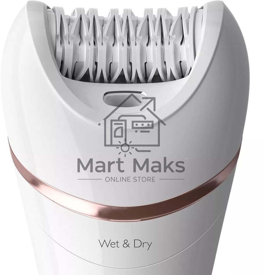 Эпилятор Philips BRE740/10 скор.:2 насад.:8 от аккум. белый