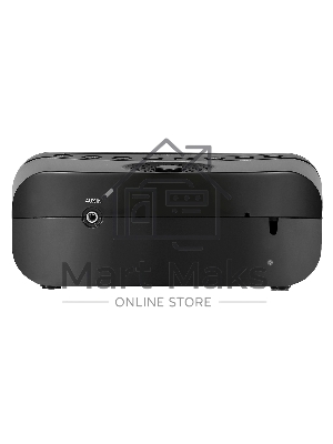 Радиобудильник Hyundai H-RCL221 черный LCD подсв:белый часы:цифровые FM