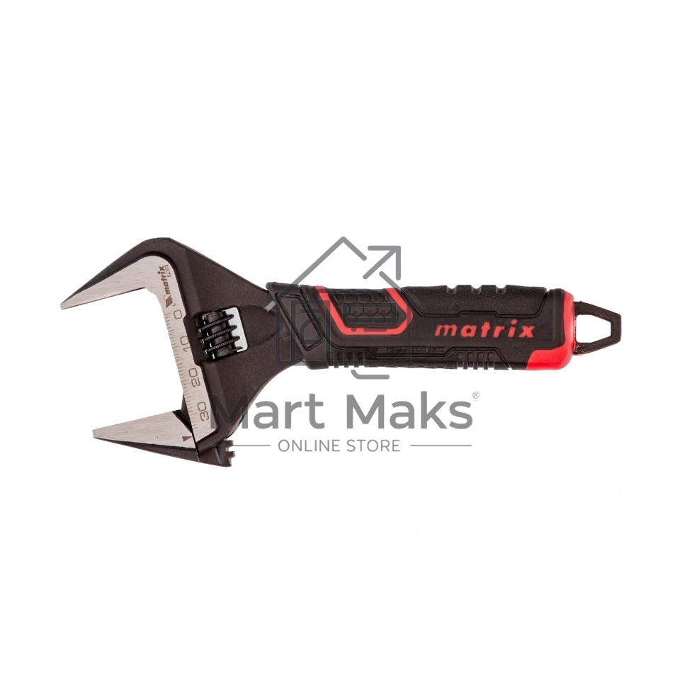 Ключ разводной, тонкие губки, фосфатированный, 2-х комп рукоятка, 150 мм, PRO Matrix