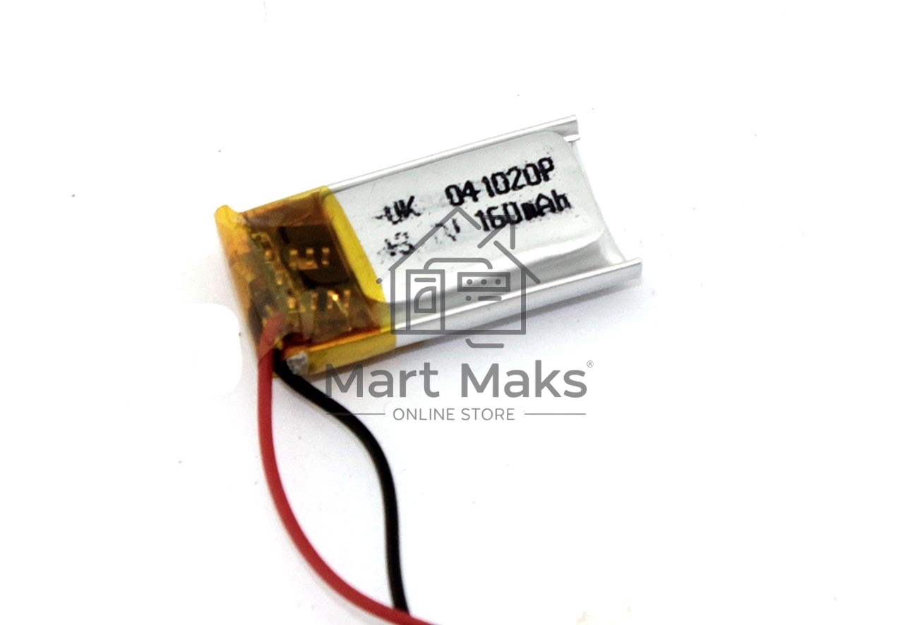 Аккумулятор Li-Pol (батарея) 4*10*20мм 2pin 3.7V/50mAh