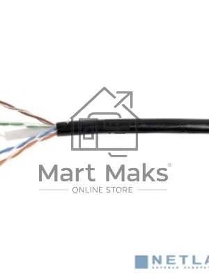 Кабель информационный ITK LC3-C604-139 кат.6 U/UTP не экранированный 4X2X23AWG LDPE внешний 305м черный