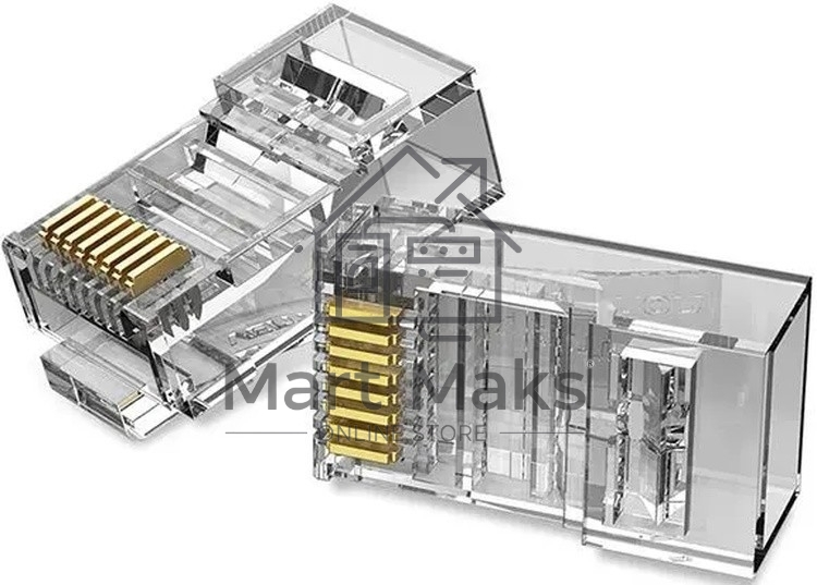 Коннектор Vention RJ45 (8p8c), cat. 5e, под витую пару (100шт.)