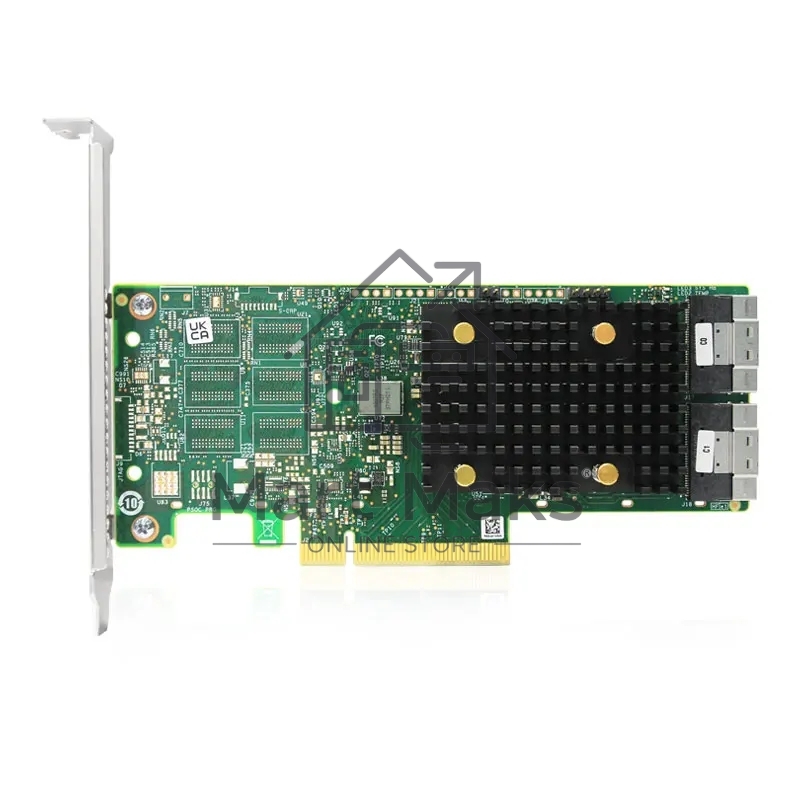 Адаптер SAS 9500-16i SGL (05-50077-02) PCIe v4 x8 LP, Tri-Mode SAS/SATA/NVMe 12G HBA, 16port(4*int SFF8654), 3816 IOC