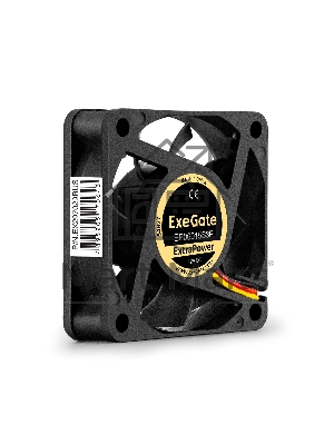 Вентилятор для корпуса ExeGate ExtraPower EP06015S3P черный, 60 мм, 4800 об/мин, 32 дБ, 3 pin