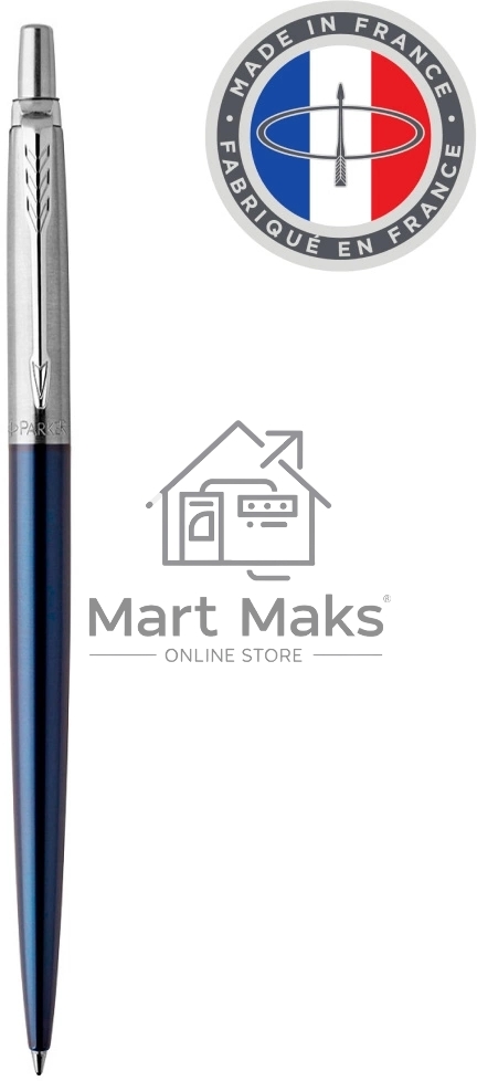 Ручка шариковая Parker Jotter Core K63 (CW1953186) Royal Blue CT M, синие чернила, подарочная коробка
