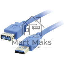 Кабель USB-A 3.0 вилка-розетка, 1,8 м