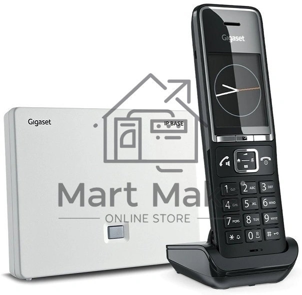 Телефон IP Gigaset Comfort 550A IP BASE Rus черный (S30852-H3037-R104)