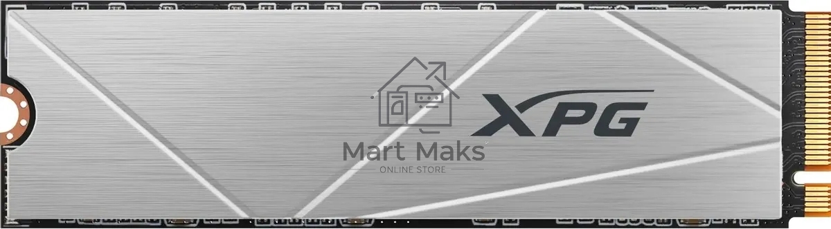 Накопитель SSD ADATA XPG GAMMIX S60, 1Tb, PCIe 4.0 x4, M.2 2280, NVMe, R/W 5000/3200, с радиатором