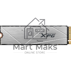 Накопитель SSD ADATA XPG GAMMIX S60, 1Tb, PCIe 4.0 x4, M.2 2280, NVMe, R/W 5000/3200, с радиатором