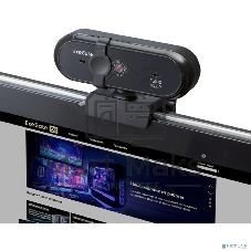 Веб-камера ExeGate Stream C925 Full HD (2Мп, 1920х1080, 1080P, 30fps, поддержка H.264, фиксированный фокус, 4-линзовый объектив, микрофон с шумоподавлением, универсальное крепление, USB, кабель 1,5 м, Windows 7/8/10/11, Mac OS 10.6 и выше, Chrome OS, Android 5.0 и выше, черная, RTL)