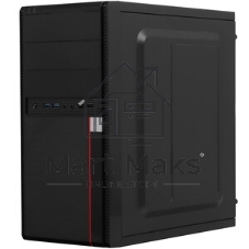 Компьютерный корпус Minitower ExeGate MA-371X Black, mATX (UN400, 120мм) 2хUSB+2хUSB 3.0, Audio