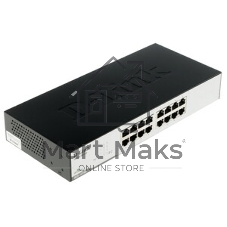 Коммутатор D-Link DES-1016D, 16×100 Мбит/с, неуправляемый