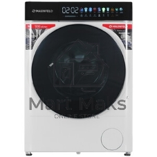 Стиральная машина Maunfeld MFWD1295WH05 белый, загрузка фронтальная 9 кг, 1200 об/мин., класс: В