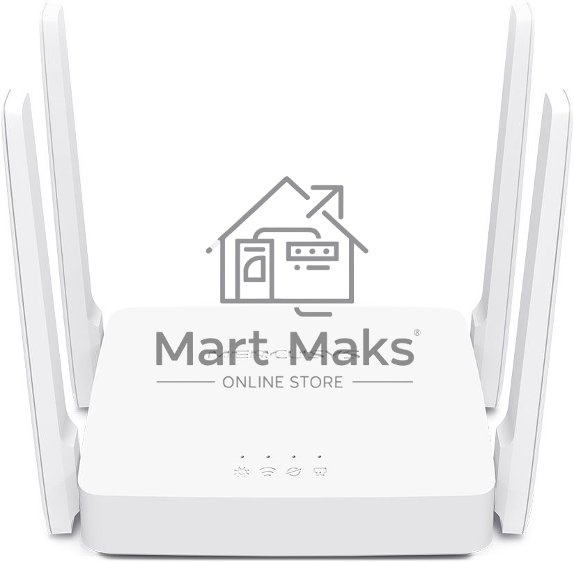 Роутер беспроводной Mercusys AC10 AC1200 10/100BASE-TX белый