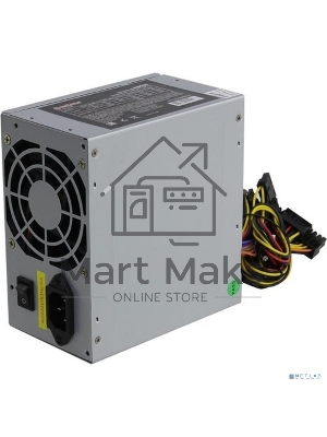 Блок питания ExeGate AB550 (EX282066RUS), 550Вт, 80мм, серебряный