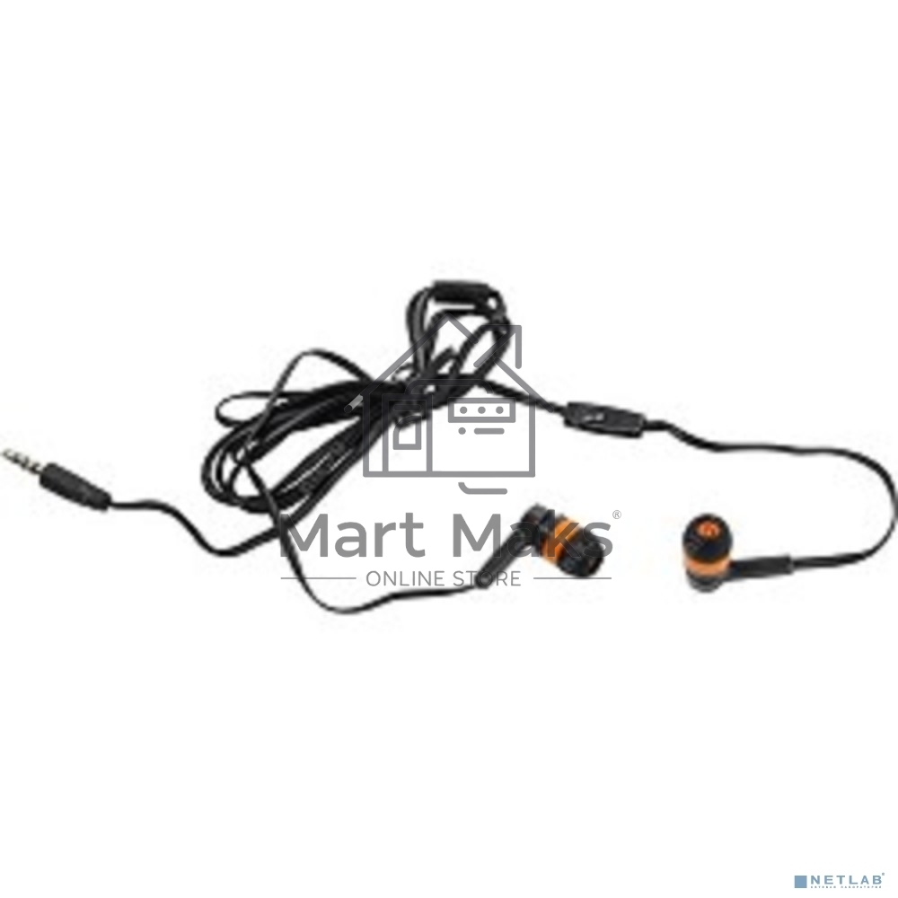 Наушники Defender Pulse 420 черный/оранжевый