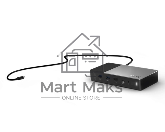 Док-станция MSI USB-C Docking Station Gen 2 / 1xType-C(USB3.2Gen2/DP)/1xType-C USB3.2Gen2/2xType-A USB3.2Gen2/1xType-A USB2.0/1xHDMI2.1/1xDP/1xRJ45/1xComboJack/150W adapter