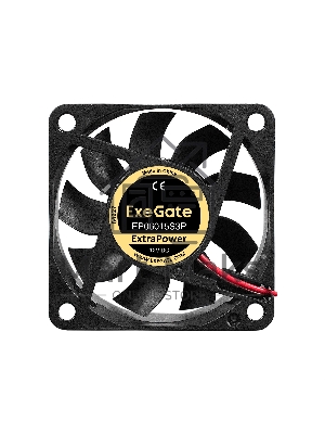 Вентилятор для корпуса ExeGate ExtraPower EP06015S3P черный, 60 мм, 4800 об/мин, 32 дБ, 3 pin
