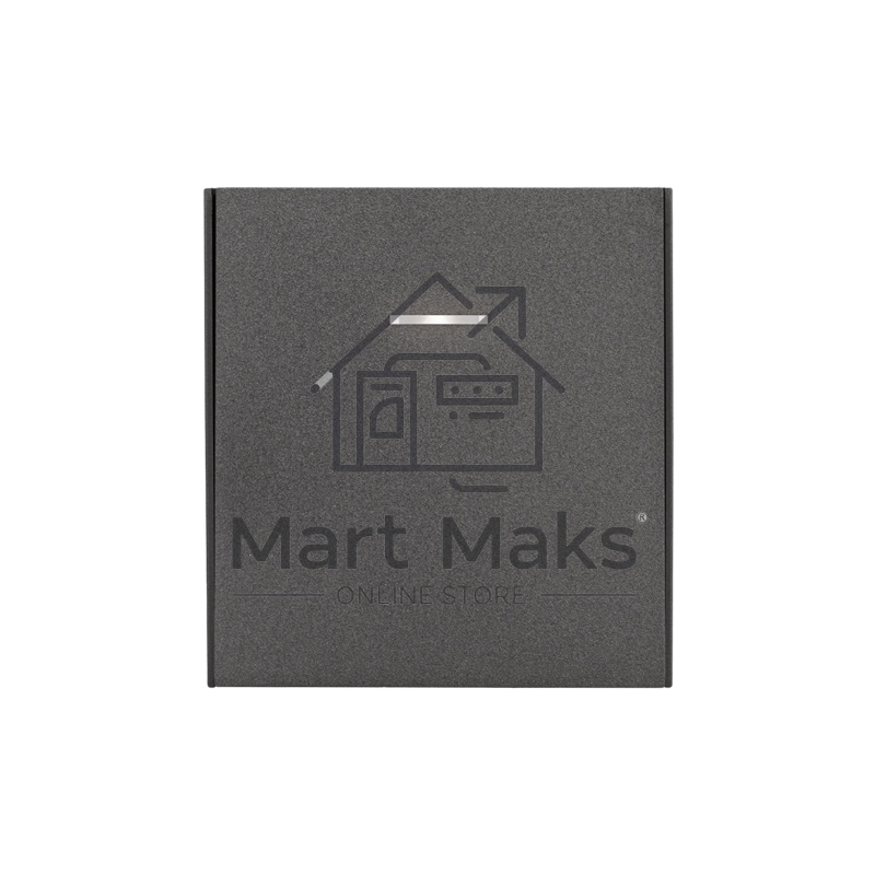 Выключатель STRONG 1 кл проходной (переключатель) с подсветкой 10А с/у графит KRANZ