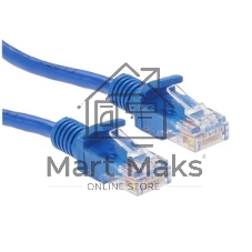 Патч-корд медный UTP Cablexpert PP10-2M/B cat.5e, 2м, литой, многожильный, синий