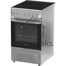 Плита электрическая Darina 1D5 EC 241 614 W белый/черный, конфорок 4 шт, духовка 50 л, 50 см x 85 см x 60 см