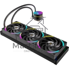 Кулер с водяным охлаждением Formula V Line ICE JET GLOW 360 WH, 360мм, 3x120мм, ARGB fans, LGA115X/1200/1700/1851, AM4/AM5