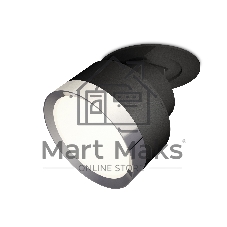 Светильник Ambrella Light XM8102501 SBK/PSL черный песок/серебро полированное GX53 (A2242, A2106, C8102, N8118)