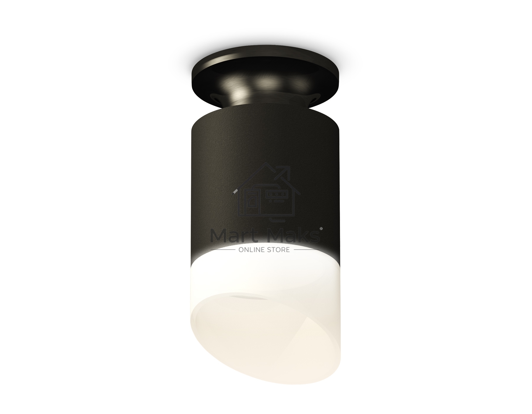 Светильник Ambrella Light XS6302112 SBK/PBK/FR черный песок/черный полированный/белый матовый MR16 GU5.3 (N6902, C6302, N6256)