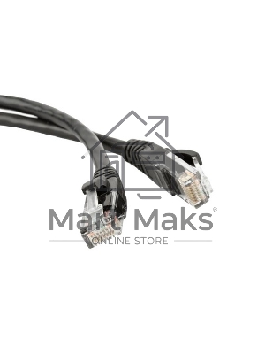 Патч-корд LANMASTER LSZH UTP кат.5e, 1.5 м, черный