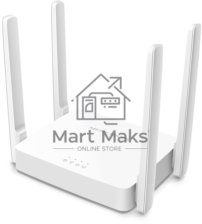 Роутер беспроводной Mercusys AC10 AC1200 10/100BASE-TX белый