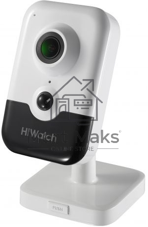 Видеокамера IP Hikvision HiWatch DS-I214(B) 2-2мм цветная корп.:белый/черный
