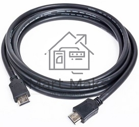 Кабель Cablexpert HDMI CC-HDMI4-15, 19M/19M, v2.0, медь, позол.разъемы, экран, 4.5м, черный, пакет