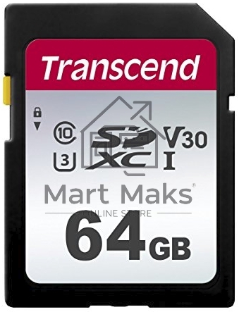 Флеш карта SD 64GB Transcend SDХC UHS-I U3