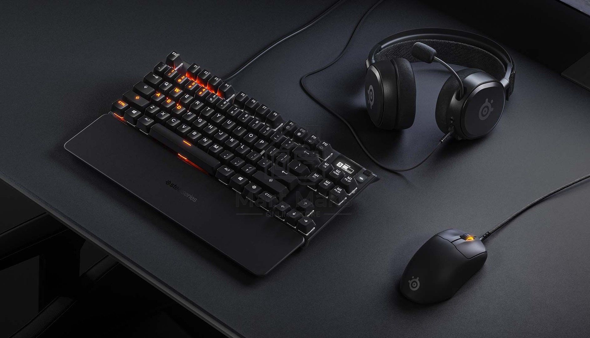 Мышь проводная SteelSeries Prime Mini черный, 18000 dpi, USB, кнопки - 5