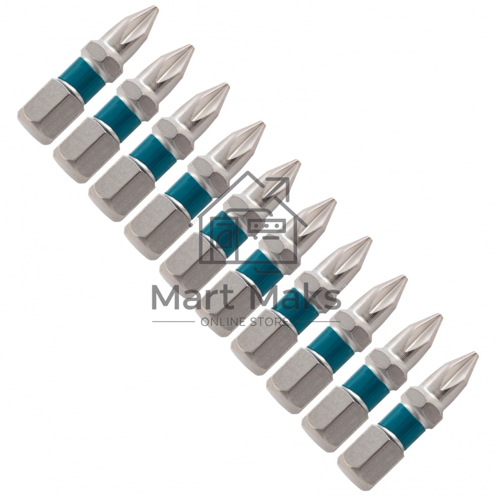 Набор бит PH1х25, сталь S2, 10 шт. Gross