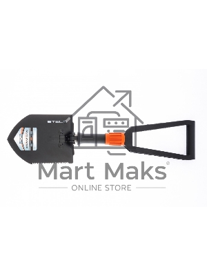 Лопата походная Stels 150х205х253-590 мм, пластик. рукоятка, складная в чехле