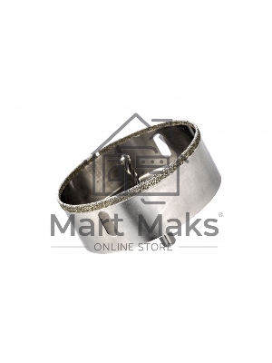 Сверло алмазное Matrix по керамограниту, 110 х 67 мм, 3-гранный хвостовик