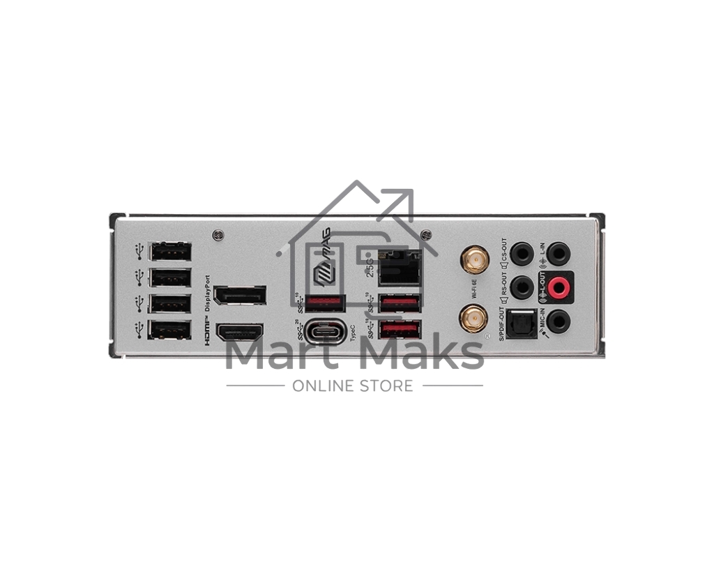 Материнская плата MSI MAG B760M MORTAR WIFI II, LGA 1700, Intel B760, 4xDDR5, 4xSATA, 3xM.2, 1xPCIe 5.0 x16, 1xPCIe 4.0 x4, 1xHDMI, 1xDP, 1xUSB Type-C, 1x2.5Gb LAN, 3xUSB-A 2.0, 3xUSB-A 3.2 Gen 2, 5x3.5 мм, 7.1, mATX