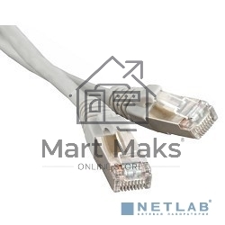 Патч-корд Hyperline F/UTP, экранированный, Cat.6, LSZH, 1.5 м, серый PC-LPM-STP-RJ45-RJ45-C6-1.5M-LSZH-GY