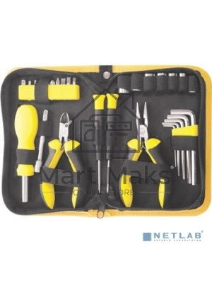 Наборы инструмента FIT 65137 29 шт. (отвертки, биты, ключи HEX, пассатижи)