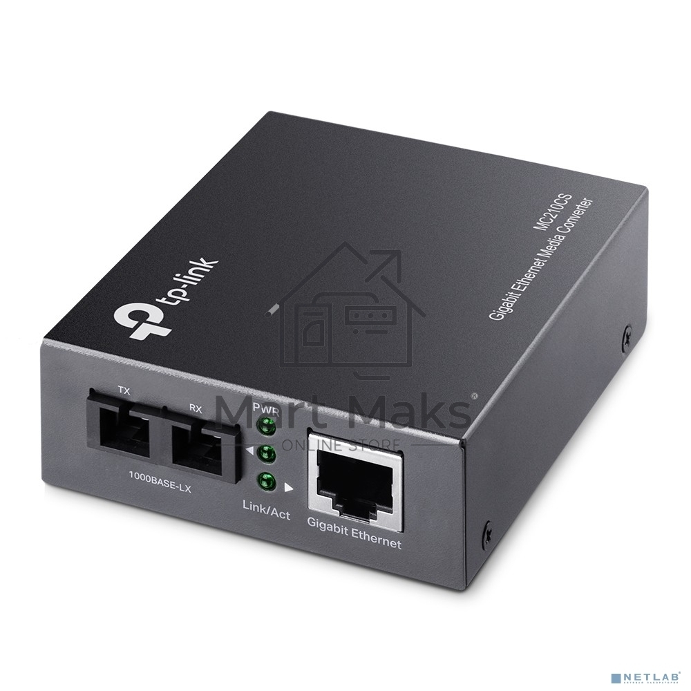 Сетевой коммутатор TP-Link SMB MC210CS Медиаконвертер 1/1000M RJ45 port (Auto MDI/MDIX), Full-duplex, up to 15Km
