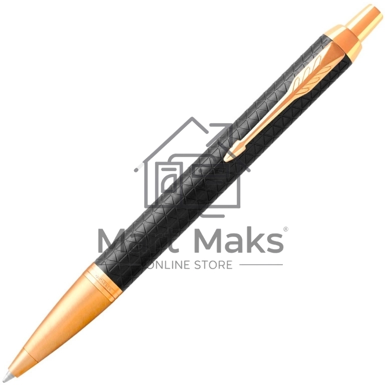 Ручка шариковая Parker IM Premium K323 (CW1931667) Black GT M, синие чернила, подарочная коробка