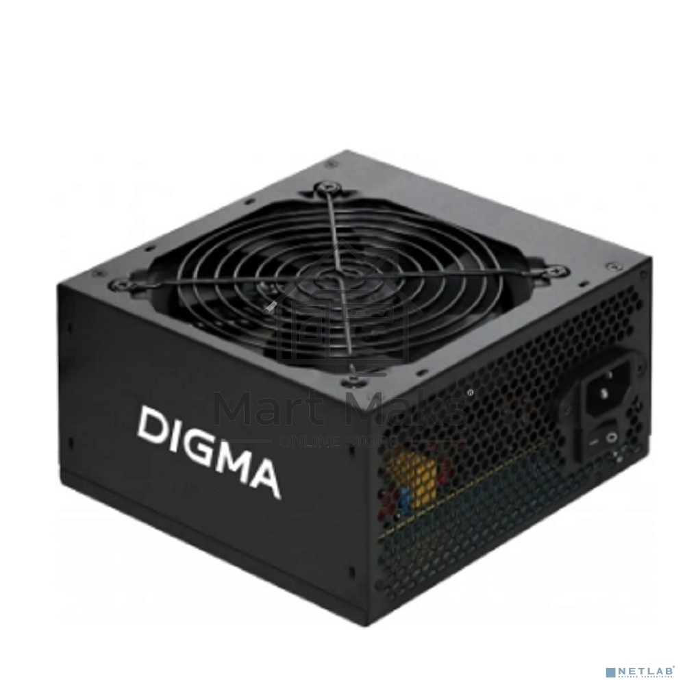 Блок питания Digma DPSU-500W RTL, 500Вт, 120мм, черный