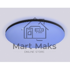Умный светодиодный светильник FZ2005 BK черный IP54 25W 3000K-6500K+RGB Wi-Fi Алиса/Tuya/Smart Home/Alexa D370*55 (ПДУ ИК)