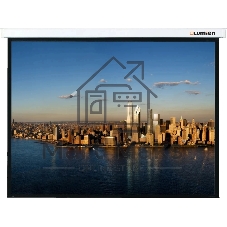 Настенный экран Lumien Master Picture 189х240 см Matte White FiberGlass, черная кайма по периметру, доп. черная кайма сверху 51 см 16:9