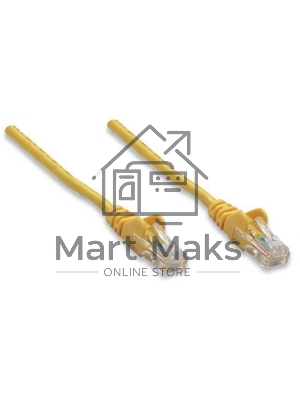 Патч-корд UTP кат. 5e, 1м ExeGate желтый