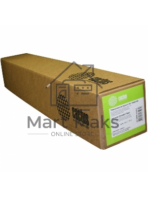 Бумага Cactus CS-LFP80-841175 A0 841мм-175м/80г/м2/белый CIE171% инженерная бумага втулка:76.2мм (3