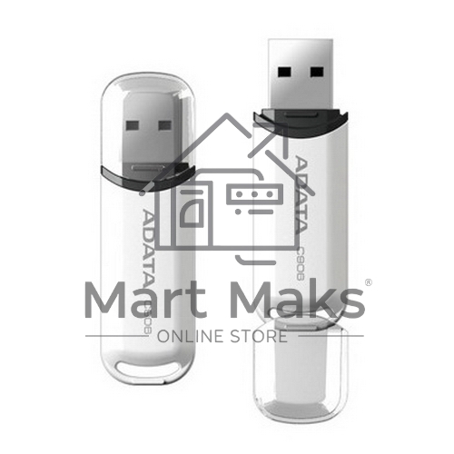 Флешка USB R/W ADATA R/W Flash Drive 32Gb C906 AC906-32G-RWH USB2.0, White