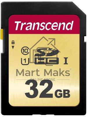 Флеш карта SD 32GB Transcend SDНC UHS-I U1, MLC